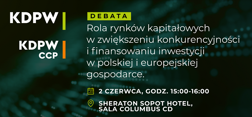 Grupa KDPW zaprasza na debatę podczas EKF w Sopocie - KDPW_CCP